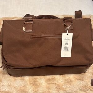 Beis Brown Weekender Duffel Bag